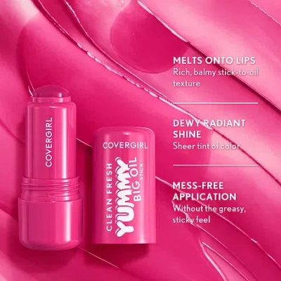 Covergirl Clean Fresh Yummy Big Oil Stick In Pink