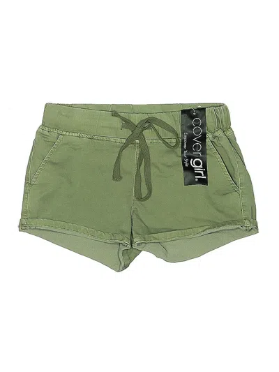 Pre-owned Covergirl Khaki Shorts In Green