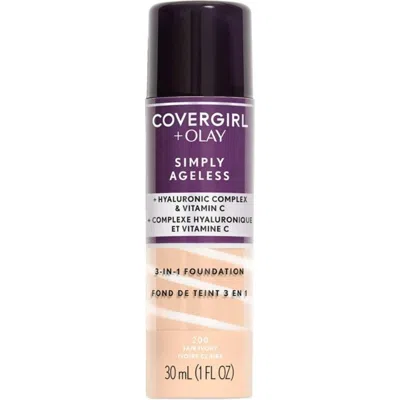 Covergirl Ladies Simply Ageless + Olay Liquid Foundation Liquid 1 oz Fair Ivory Makeup 3614227090460 In White