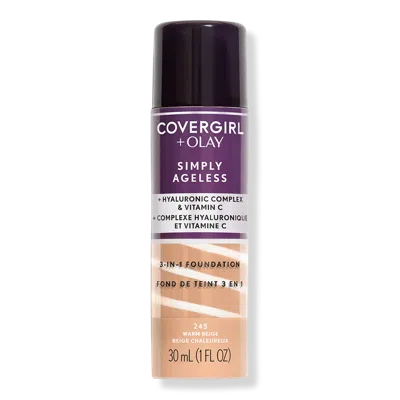 Covergirl Olay Simply Ageless 3-in-1 Liquid Foundation - Warm Beige In Brown