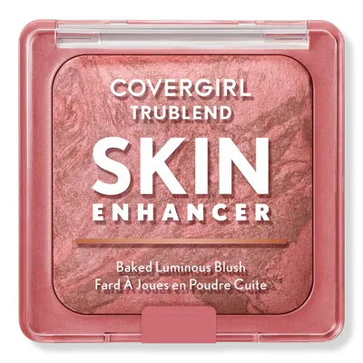 Covergirl Trublend Skin Enhancer Baked Luminous Blush - Rose Late In Pink