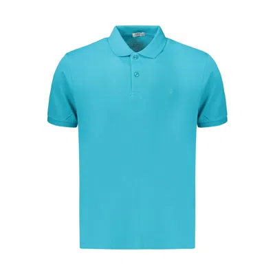 Coveri Moving Azzurro Cotton Men Polo In Blue