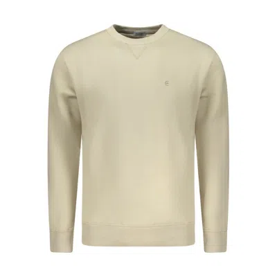 Coveri Moving Beige Cotton Men Sweatshirt In Brown