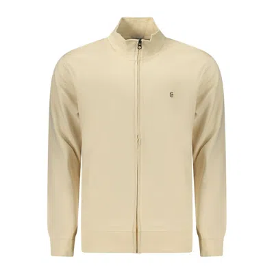 Coveri Moving Beige Cotton Sweatshirt In Neutral