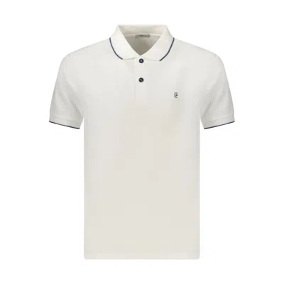 Coveri Moving Bianco Cotton Men Polo In White