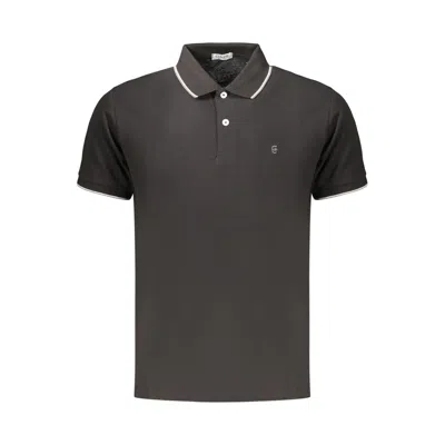 Coveri Moving Black Cotton Men's Polo