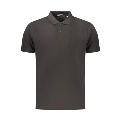 Coveri Moving Black Cotton Polo Shirt In Brown