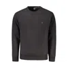 Coveri Moving Black Cotton Men Sweater In Brown