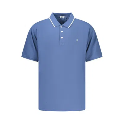 Coveri Moving Blue Cotton Men's Polo Shirt