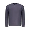 Coveri Moving Blue Cotton Men's Sweatshirt In Gray