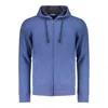 Coveri Moving Blue Cotton Men's Sweatshirt In Blue