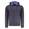 Coveri Moving Blue Cotton Men's Sweatshirt In Blue
