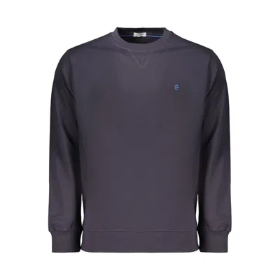 Coveri Moving Blue Cotton Men's Sweatshirt In Brown