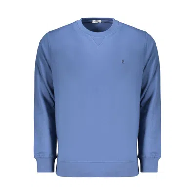Coveri Moving Blue Cotton Men's Sweatshirt
