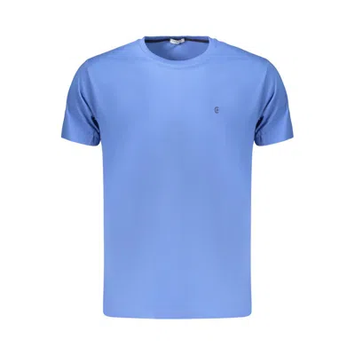 Coveri Moving Blue Cotton Men's T-shirt