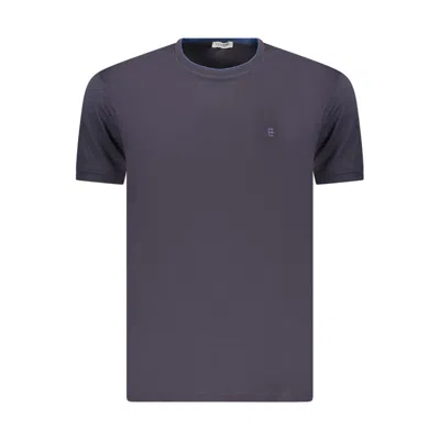 Coveri Moving Blue Cotton Men's T-shirt