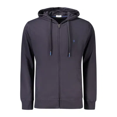 Coveri Moving Blue Cotton Sweatshirt In Black