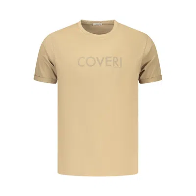 Coveri Moving Brown Cotton Men's Shirt