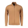 Coveri Moving Brown Viscose Men Cardigan In Brown