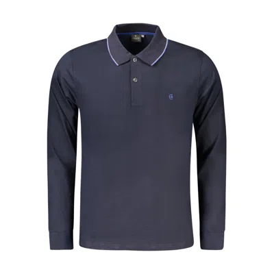 Coveri Moving Cotton Polo Men's Shirt In Blue