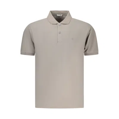 Coveri Moving Gray Cotton Men's Polo Shirt