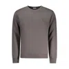 Coveri Moving Gray Cotton Men Sweatshirt In Gray