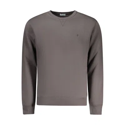 Coveri Moving Gray Cotton Men Sweatshirt