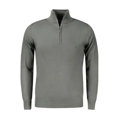 Coveri Moving Green Viscose Men Sweater In Gray