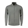 Coveri Moving Green Viscose Men Sweater In Gray