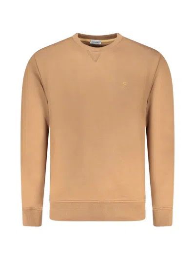 Coveri Moving Logo-embroidered Sweatshirt In Neutral