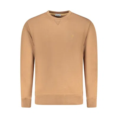Coveri Moving Marrone Cotton Men Sweatshirt In Brown