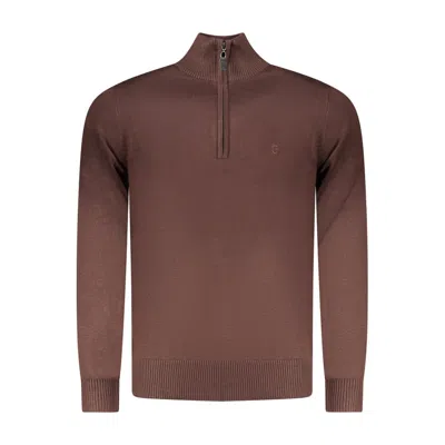 Coveri Moving Marrone Viscosa Mens Sweater In Brown