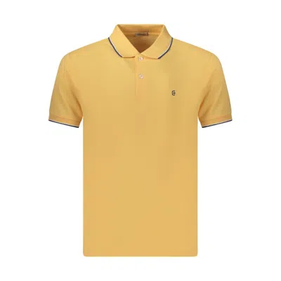 Coveri Moving Orange Cotton Men's Polo Shirt In Brown