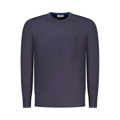 Coveri Moving "rosso Cotton Men's Sweatshirt" In Blue