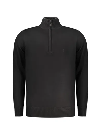 Coveri Moving Zip-up Jumper In Black