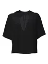 Covert Open-back Blouse