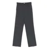 Covert Pressed-crease Trousers In Blue