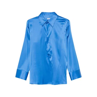 COVERT POINT-COLLAR BLOUSE
