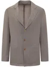 Covert Single-breasted Blazer In Brown