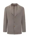 Covert Single-breasted Blazer In Grey