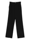 Covert Straight-leg Trousers In Black