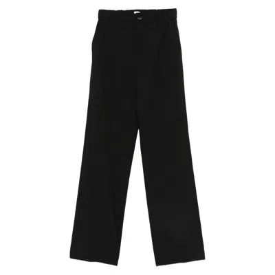 Covert Straight-leg Trousers In Black