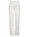 COVERT COVERT WOMAN JEANS WHITE SIZE 25 COTTON