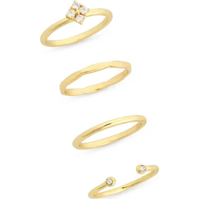 Covet 4-piece Stackable Ring Set