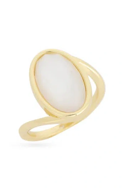 Covet Crystal Statement Ring In Gold