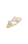 Covet Cz Cluster Engagement Ring