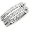 Covet Faux Stack Crystal Ring