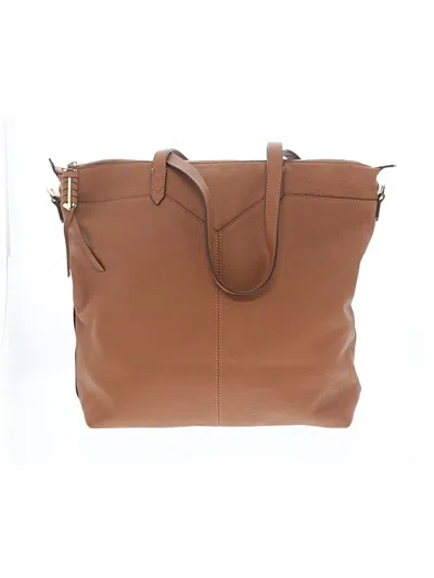 Pre-owned Covet Leather Tote Bag In Tan