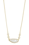 COVET ORGANIC FAUX PEARL NECKLACE