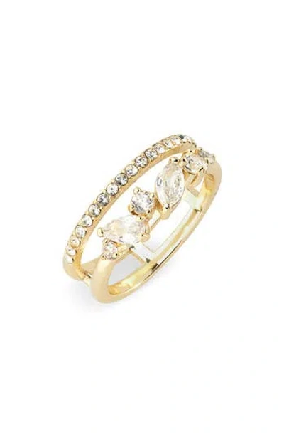 Covet Statement Stacking Ring In Gold